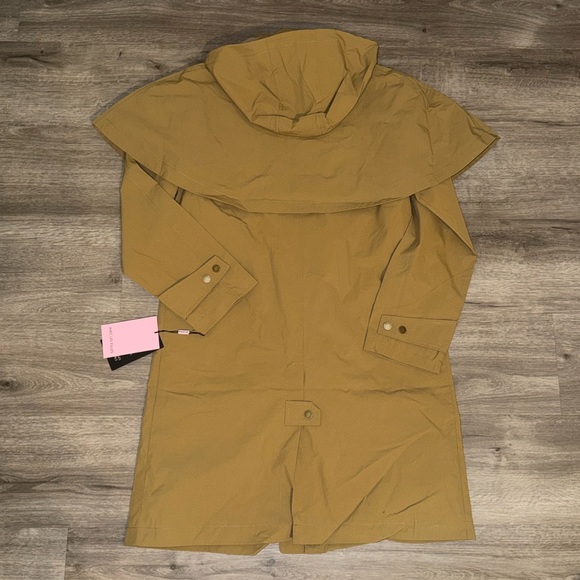 Avec Les Filles Hooded Cape Raincoat - Picture 16 of 16